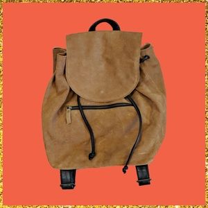 Suede Boho Backpack